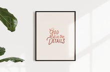 Load image into Gallery viewer, "God is in the Details" Digital Download (3 Color Included)
