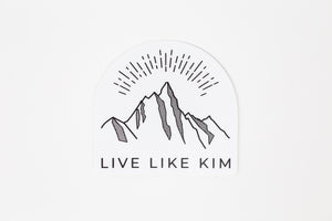Live Like Kim Sticker